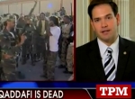 Flashback: Rubio: French & British Led on Libya; Libs Talk Pricetag